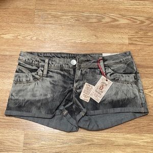 Grayish Jean shorts
